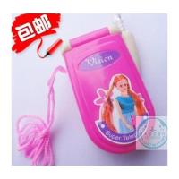直板备用电池4粒 仅是电池 公主儿童音乐手机玩具娃娃玩具电话闪光翻盖婴儿玩具手机