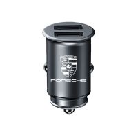 B款-车充-单个装 黑色 保时捷车载充电器卡宴macan帕拉梅拉718改装 汽车充手机USB充电头