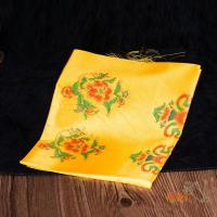 佛缘汇 西藏庆典用品蒙古藏族饰品1.58m*0.24m八吉祥印花五色哈达