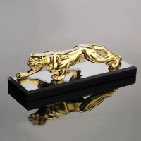 [富贵金] 创意汽车金钱豹子车载香水高档男士车上座式用品车用车内饰品摆件