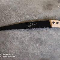 黑炭钢果树锯[进口钢] 手工锯园林手持锯子果树手锯弯锯木工家用伐木锯省力