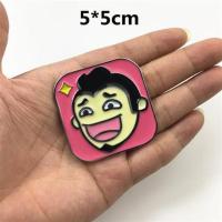 内涵段子方形(纯金属) 内涵段子TV车贴金属电镀汽车轿车个性车贴3D立体巨友专属车标