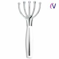 白色 电动头部按摩八爪八爪鱼按摩器灵魂抓头器五爪爪头皮挠头神器工具