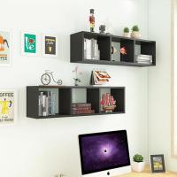 其他尺寸颜色 请联系客服 简易书架墙上置物架壁挂墙壁造型装饰架吊柜储物架收纳柜墙面书柜