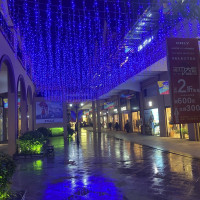 暖白色 [密集工程款]4米长*30cm高 冰条瀑布灯led彩灯闪灯串灯满天星户外防水窗帘流水灯装饰星星灯