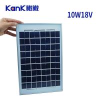 - 工厂10W18V 太阳能光伏系统 路灯投光灯串灯电源电瓶单多晶发电板