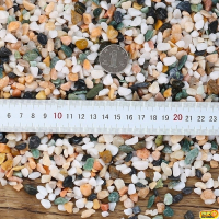 5斤花石0.3~0.6cm 庭院造景白石子水缸原石凳子户外乌龟晒台鱼缸五彩石庭院花园白色
