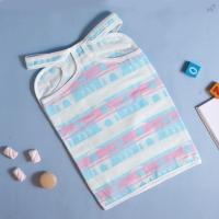 3层纱布纯棉蓝皇冠象 S码 0-1岁 (长35) 身高50-70cm 小童夏天睡袋小孩薄款夏季超薄大童女宝宝3岁空调房护