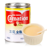 雀巢三花全脂淡奶5罐*410g港式淡炼乳咖啡炼奶奶茶店专用烘焙原料