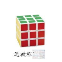 三阶正方形(白底) 其他 小尺寸魔方益智三角金字塔魔方二三四阶实色枫叶镜面顺滑初学者幼
