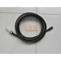 0.8米头簧直径10mm带连接杆 管道疏通机软弹簧家用手电钻下水道疏通器软簧16mm送电钻连接头