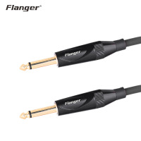 黑色3米 FLG-001 双直头 Flanger超净音乐器连接线 音频线 吉他线 音箱线 6.5mm单声道插头