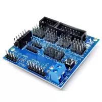 UNO R3 V5.0传感器扩展板 sensor shield V5.0机器人配件 兼容