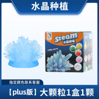 大颗水晶种植*1颗 [升级版] 学优马儿童趣味科学小实验手工制作DIY自种水晶生长化学种植结晶