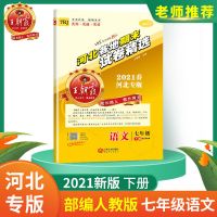 七年级下册 语文（部编人教版） 期末试卷七年级下册八年级河北语数英物总复习期末冲刺王朝霞2021