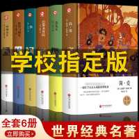 默认 世界六大名著套装茶花女/飘 /呼啸山庄 /简爱 /巴黎圣母院/傲慢与
