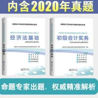 初级会计试卷2册(送视频课) 2021初级会计职称教材试卷真题初级会计实务经济法基础送网课视频