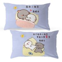 单人枕睡前和睡后一对光套子不含芯 枕头一对夏情侣枕头套家庭成人学生枕头中学生青少年男女睡觉枕头