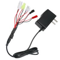 2.4V-12V智能通用型充电器 玩具车遥控车电池组通用充电器3.6V 4.8V 6V 7.2V 8.4V 9.6V 1