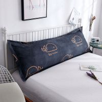 深海鲸鱼(双人枕套) 43cmx100cm 双人枕套枕头套1.2/1.5m1.8米长枕套情侣婚庆枕芯套1米2长款