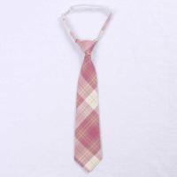 树莓红茶 免打领带 领花领结日系JK制服学生领带粉色格裙蝴蝶结