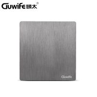 白板 国际电工开关插座面板墙壁16A空调多孔86型灰色一开5五孔暗装家用