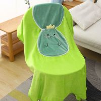 [绿色龙]连体毯 毯子 1*1.72 抱枕被子两用抱枕毯子办公室午睡神器二合一折叠抱枕被小枕头多用