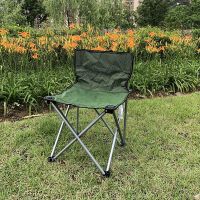 小号绿色实布椅(配外袋) 钓鱼椅子折叠便携椅凳户外超轻小凳子靠背懒人成人钓椅沙滩椅写生