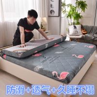 火鸟灰[防滑+透气+不塌陷] 60*120cm 防滑床垫加厚可折叠榻榻米海绵床垫子1.5米家用睡垫双人1.8米床褥