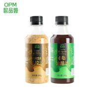 吃货力推]0脂油醋汁+焙煎芝麻沙拉汁 欧品姆2瓶油醋汁肪水果蔬菜健身轻食千岛汁沙拉酱料芝麻卡低减