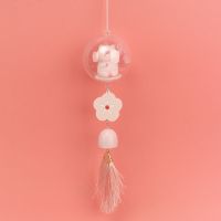 1117-5樱花猪 粉色 安妮梦境花仙子少女心风铃花环挂件汽车装饰挂饰送女同学生日礼