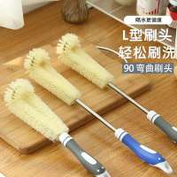 [蓝灰随机]短款单只 无水蛋糕模具杯刷无死角清洁长柄小刷子刷茶渍水杯洗杯子神器奶瓶