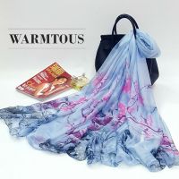 003 雪纺长195宽125 女春秋薄款围巾特大丝巾长款披肩夏外搭防晒多功能女式雪纺纱巾