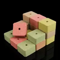 6块试用散装【味型随机】 方块鱼饵海杆抛竿翻板钩盘钩饵料糠饼鱼料爆炸钩料饼饵窝料鱼饵饼