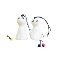 小号只有表情没有图案随机1个 安全包装 晴天娃娃陶瓷风铃毕业礼便宜的礼物送全班同学几十种图案随机发货