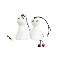 小号只有表情没有图案随机1个 安全包装 晴天娃娃陶瓷风铃毕业礼便宜的礼物送全班同学几十种图案随机发货