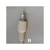 米白色3.5头螺纹（B） 健身房头戴话筒唱戏头带麦克风三孔四孔耳麦耳咪肤色耳挂咪主持麦