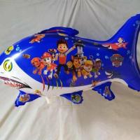 50光膜蓝色鲨鱼 飘空气球太空气球蓝色鲨鱼正在火热售卖中
