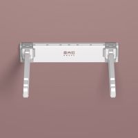 白色-新型专利折叠垃圾架 单个垃圾架 + 不含垃圾袋 厨房垃圾桶大容量卫生间厕所分类橱柜门家用悬挂式折叠垃圾袋支架