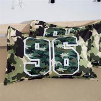 迷彩风（枕套一个） 48cmX74cm 军旅风迷彩男孩枕套单人学生宿舍大逃杀枕头套军人寝室枕头罩床品