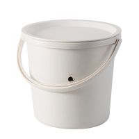 杏色13升（盆桶盖套装） 送洗漱杯送贴纸 开学季学生生活用品住校洗漱套装住宿水桶宿舍洗漱桶洗澡间脸盆