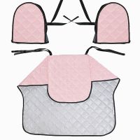 分体口袋 粉 分体电动车挡风被电动摩托车遮阳罩防紫外线