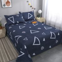 三角几何 婴儿床 90*230cm 床单单件双人床单加厚亲肤磨毛床单人床单学生宿舍多规格四季通用