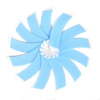 假发胶-微弧形*1片装 防水防汗隐形无痕假发胶蓝胶片补发织发皮肤专用生物蛋白双面胶贴