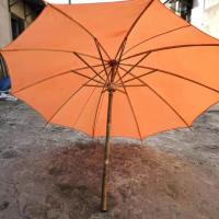 桐油布伞 145cm 老式油布伞古风伞大号手工竹木伞影视表演舞蹈情怀装饰双人女雨