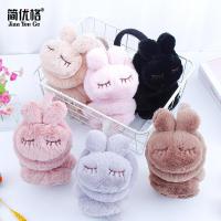 兔子款（混色发货） 秋冬季学生卡通加厚保暖耳罩可爱绣花儿童防冻耳包男女宝宝护耳套