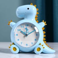 蓝色恐龙 儿童学习自律闹钟男孩学生用电池款智能黑科技玩具叫人起床神器用