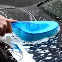 如图 洗车海绵清洁刷擦车海绵高密度不伤漆汽车清洁用品洗车刷子