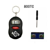 800TC黑色（送螺丝刀+2颗电池） 语音报时手表钥匙扣报时器老人讲话手表盲人语音报时钟闹钟表包