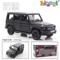 1:36奔驰G63 黑色 奔驰大G合金模型车1:24大G63越野男孩礼物合金玩具车仿真汽车模型